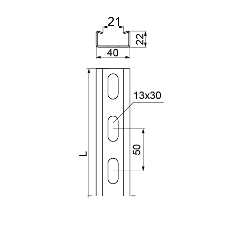 40 h. Монтажный швеллер 40x40 Baks. Швеллер усиленный 1,5 мм CWP/cwop40h40/3f (STD) 9999896. Профиль CWC. Кронштейн упрочненный wws200.